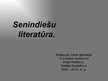 Prezentācija 'Senindiešu literatūra', 1.