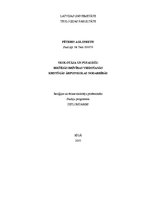 Diplomdarbs 'Skolotāja un pusaudžu iekšējās brīvības veidošanās kristīgās ārpusskolas nodarbī', 1.