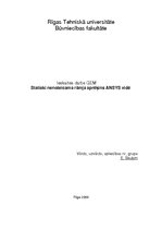 Paraugs 'Statiski nenoteicama rāmja aprēķins ANSYS vidē', 1.