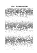 Eseja 'Aristoteļa loma filosofijas attīstībā', 1.
