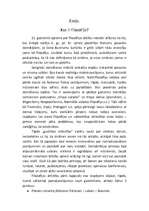 Eseja 'Kas ir filosofija?', 1.