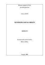 Referāts 'Vienlīdzība likuma priekšā', 1.