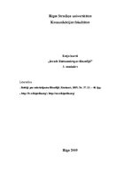 Eseja 'Filosofijas un reliģijas saikne viduslaikos. Prāta un ticības vērtējums. Boēcijs', 1.