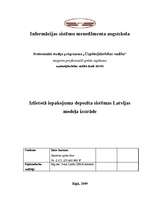 Diplomdarbs 'Izlietotā iepakojuma depozīta sistēmas Latvijas modeļa izstrāde', 1.