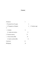 Referāts 'Grammatical Compression in Science Fiction Film Translation', 2.
