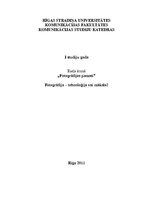 Eseja 'Fotogrāfija - tehnoloģija vai māksla?', 1.