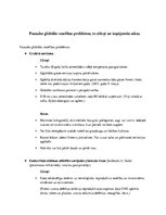 Konspekts 'Pasaules globālās veselības problēmas, to cēloņi un iespējamās sekas', 1.