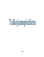 Referāts 'Tulkojumspiediens', 1.