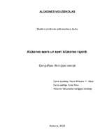 Referāts 'Alūksnes ezers un ezeri Alūksnes rajonā', 1.