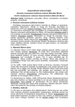 Konspekts 'Ziemeļu renesanses kultūras iezīmes - Albrehts Dīrers', 1.