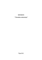 Konspekts 'Premolāru molarizācija', 1.