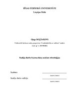 Paraugs 'Studiju darbs. Biznesa datu analīzes tehnoloģijas', 1.