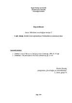 Konspekts 'Sociālās dzīves reprezentācijas. Modernitātes un autonomijas idejas', 1.