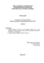 Konspekts 'Interneta medijs - vēsturisks apskats', 1.