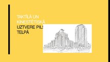 Prezentācija 'Taktīlā un kinestētiskā uztvere pilsētas telpā', 1.