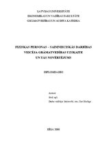 Diplomdarbs 'Fiziskas personas - saimnieciskās darbības veicēja - grāmatvedības uzskaite un t', 1.