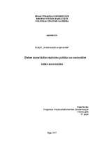 Referāts 'Dabas aizsardzības aktīvistu politika un nacionālās valsts suverenitāte', 1.