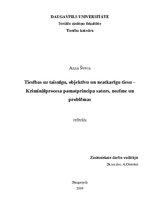 Referāts 'Tiesības uz taisnīgu, objektīvu un neatkarīgu tiesu - Kriminālprocesa pamatprinc', 1.