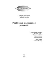 Referāts 'Problēmas saskarsmes procesā (kļūdas aprakstīšana reklāmās)', 1.