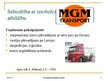 Prezentācija 'Kvalifikācijas prakse uzņēmumā SIA "MGM Transport"', 3.