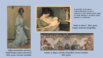 Prezentācija 'Tēlotājmāksla 19.gadsimtā Latvijā. Janis Rozentāls', 7.