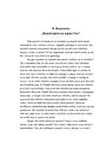 Eseja 'R.Blaumanis "Raudupiete"', 1.