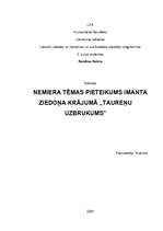 Referāts 'Nemiera tēmas pieteikums I.Ziedoņa krājumā "Tauriņu uzbrukums"', 1.