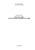 Referāts 'Konkurentu izpēte inženiertehniskajiem pakalpojumiem Liepājā', 1.