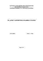 Referāts 'SIA "X" saimnieciskās darbības analīze', 1.