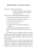 Konspekts 'Apmierinātība sociālajā sadzīvē', 1.