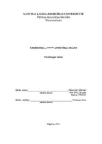 Referāts 'Uzņēmuma attīstības plāns', 1.