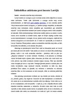 Eseja 'Sabiedrības attieksme pret incestu Latvijā', 1.