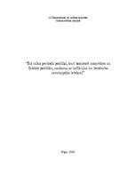 Referāts 'Monetāro un fiskālo politiku kotrolējošo politiķu saskare ar inflācijas un bezda', 1.