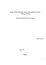 Referāts 'Rīgas Operetes teātra atspoguļojums presē no 1970. līdz 1990.gadam', 1.
