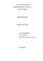 Diplomdarbs 'Rastafari kustība', 1.