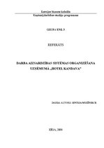 Referāts 'Darba aizsardzības sistēmas organizēšana uzņēmumā', 1.