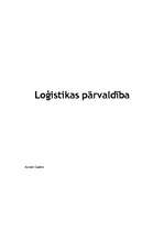 Konspekts 'Loģistikas pārvaldība', 1.