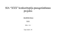 Diplomdarbs 'Uzņēmuma konkurētspējas paaugstināšanas projekts', 99.