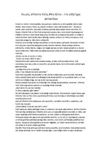 Eseja 'Fausts, Vilhelms Tells, Pērs Gints - trīs atšķirīgas personības', 1.