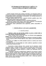 Referāts 'Statistiskās informācijas vākšana un sagatavošana studentu pētījumos', 1.