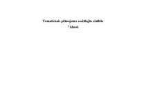 Konspekts 'Tematiskais plānojums sociālajās zinībās 7.klasei', 1.