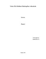 Referāts 'Puravi', 1.