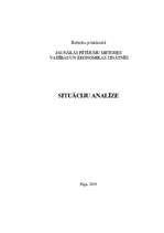 Referāts 'Situāciju analīze', 1.