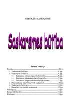 Referāts 'Saskarsme', 1.