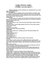 Konspekts 'Dziesmas "Brālīt's savu īstu māsu" analīze', 1.