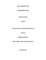 Referāts 'Latvijas plānošanas reģionu salīdzinājumus', 1.