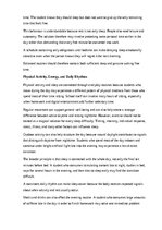 Eseja 'The importance of sleep for students', 7.