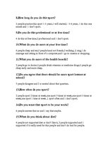 Paraugs 'The Survey of a Healthy Lifestyle ', 2.