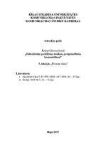 Konspekts 'Prieces vēsts', 1.