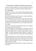 Prakses atskaite 'Prakses atskaite SIA "Baltic Cosmetic Holding"', 5.